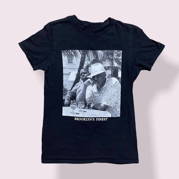 None Tops - Jay-Z Biggie Brooklyn's Finest ladies tee size medium